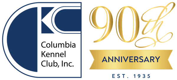 Columbia Kennel Club 90th anniversary logo